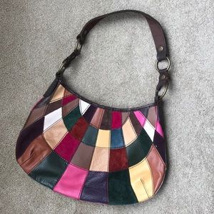 Lucky Brand Leather Patchwork Purse